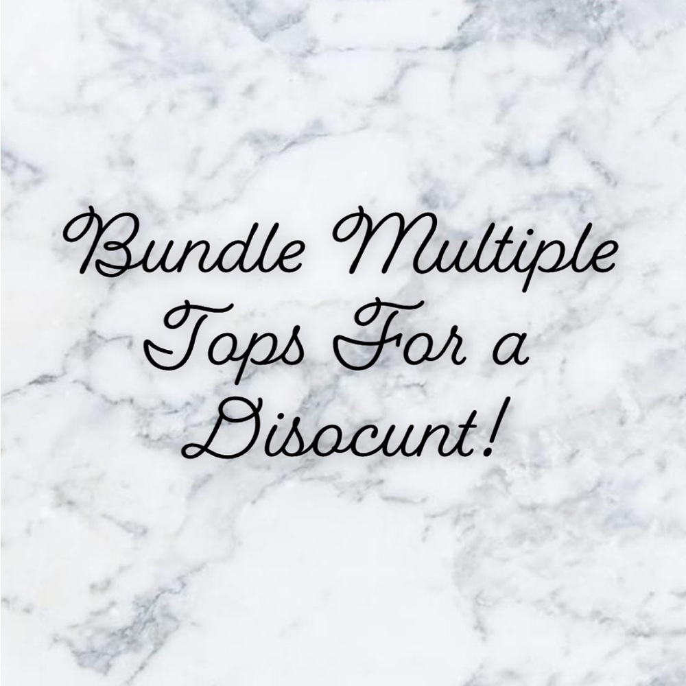 Bundle multiple items for a discount!